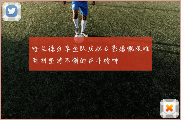哈兰德分享全队庆祝合影感慨艰难时刻坚持不懈的奋斗精神