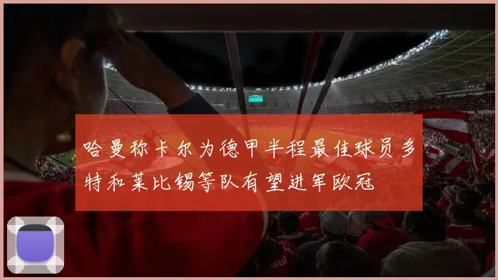 哈曼称卡尔为德甲半程最佳球员多特和莱比锡等队有望进军欧冠